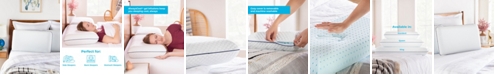 Linenspa AlwaysCool Gel Memory Foam Pillow, Standard